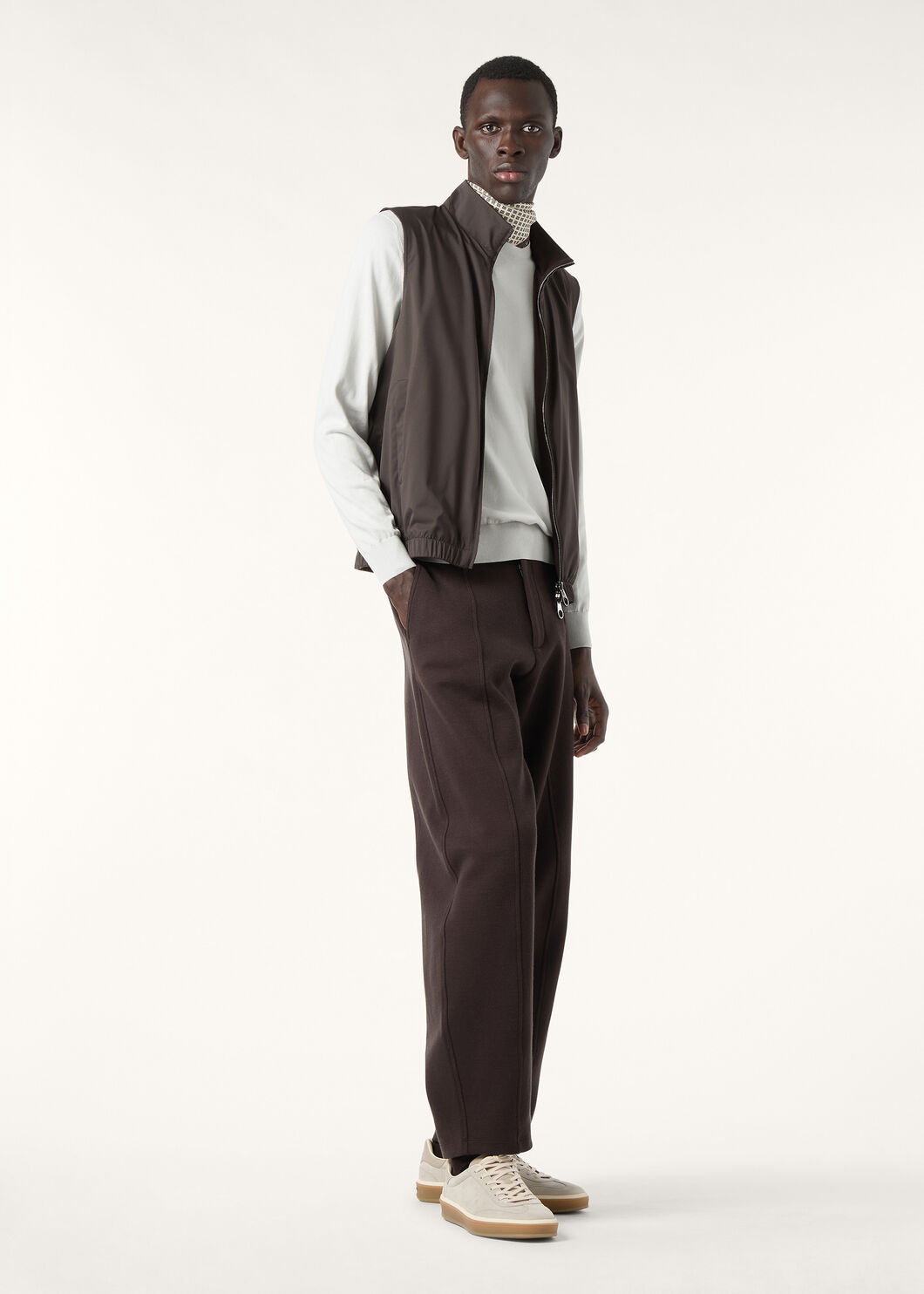 LORO PIANA VEST WINDWISH STRETCH STORM