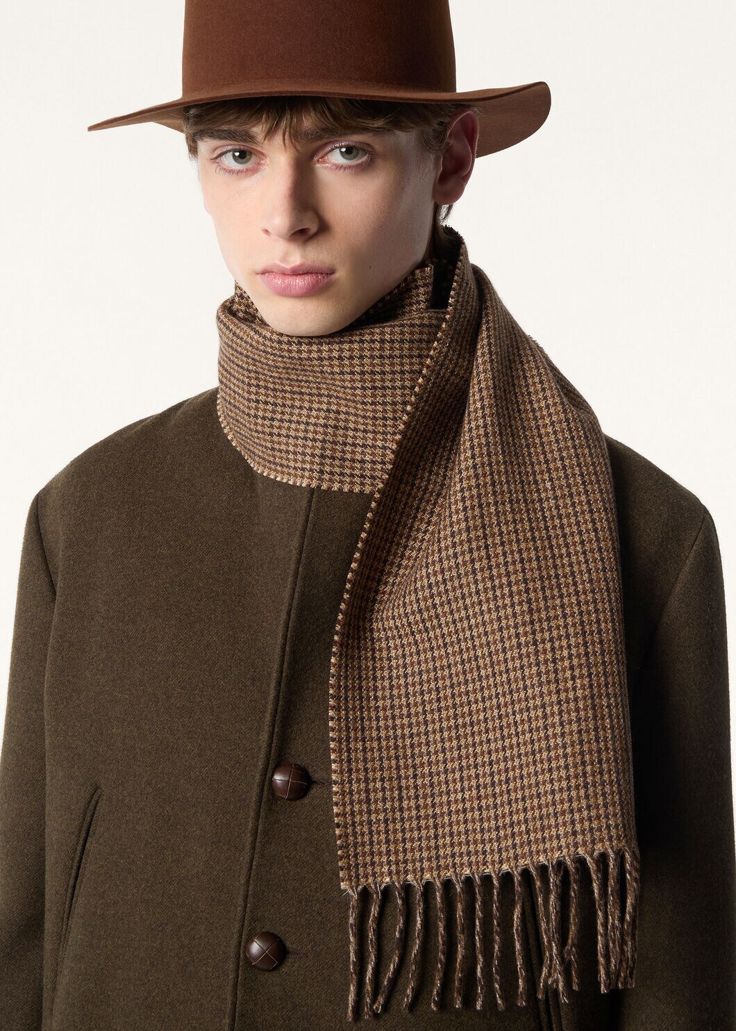 TATTERSALL SCARF LINEN WISH