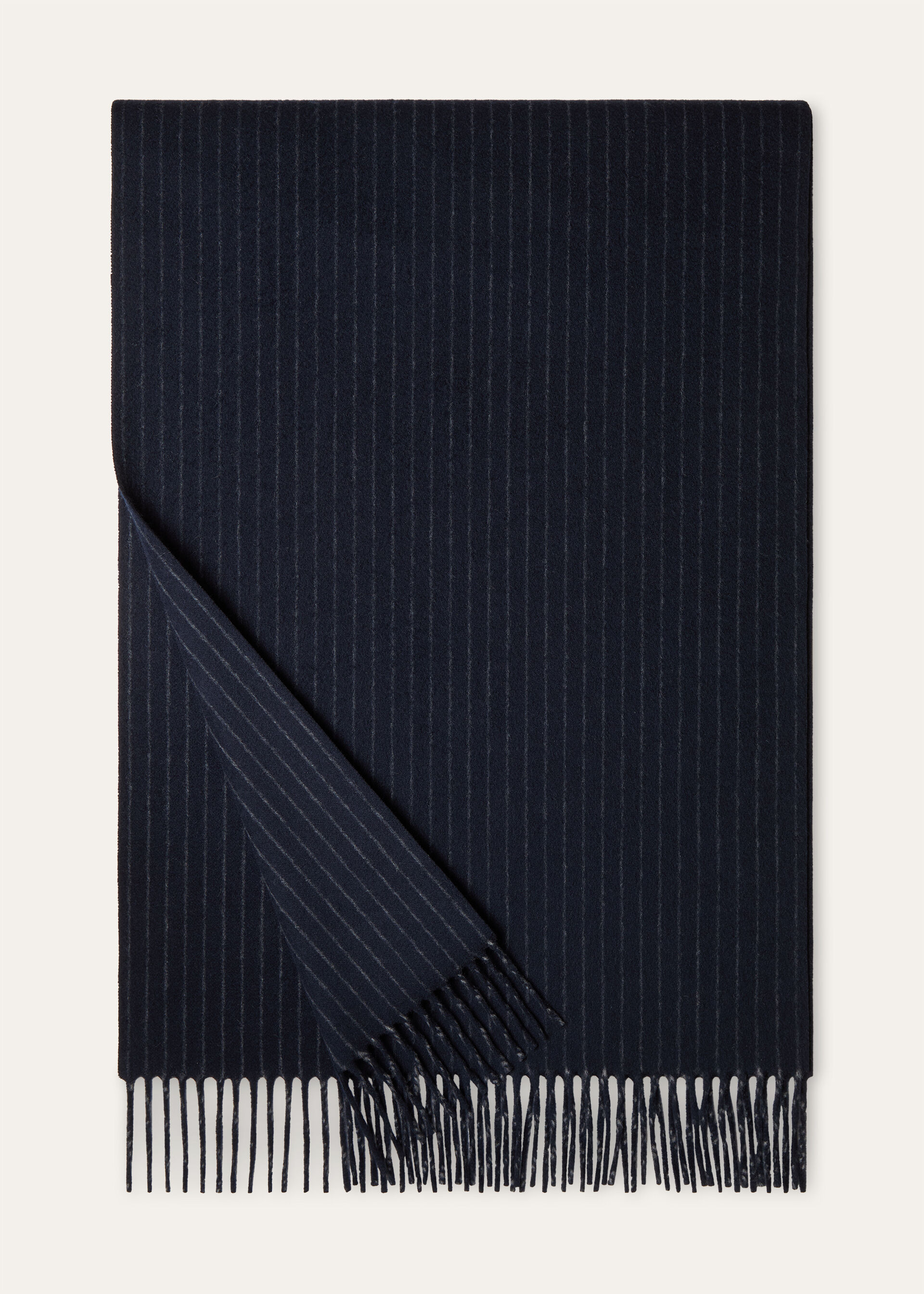 PINSTRIPE SCARF WISH CASH