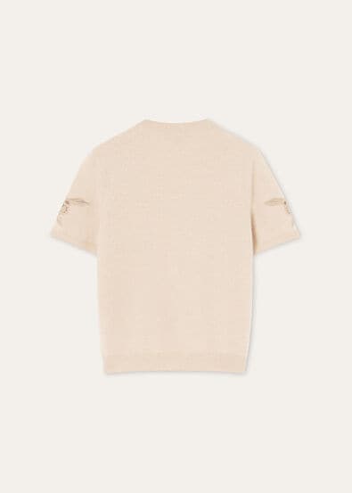 CLASSIC BABY CASH EMBR. SS CREWNECK O.L.T. GG 14