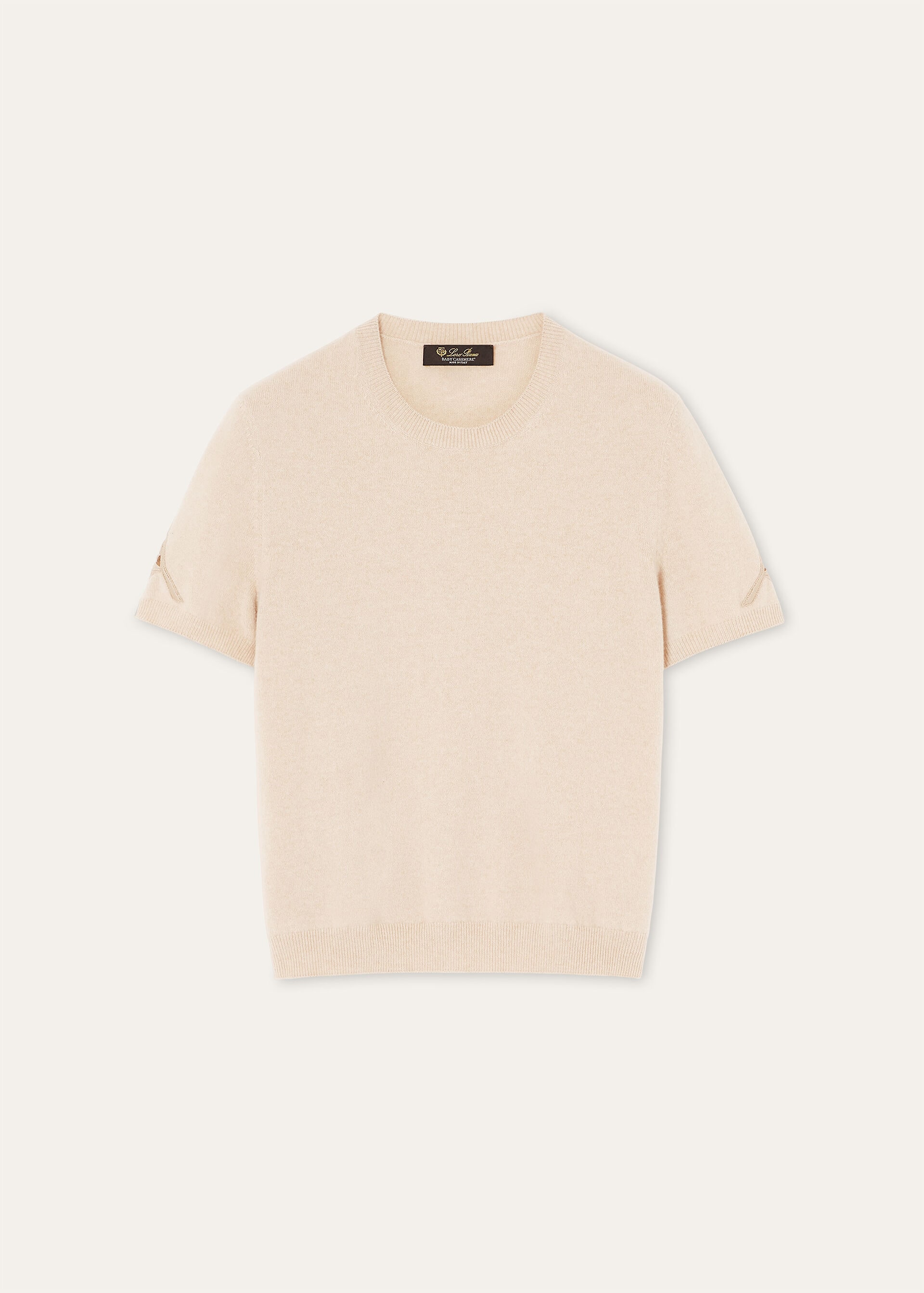 CLASSIC BABY CASH EMBR. SS CREWNECK O.L.T. GG 14