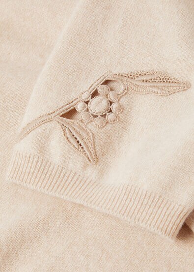 CLASSIC BABY CASH EMBR. SS CREWNECK O.L.T. GG 14