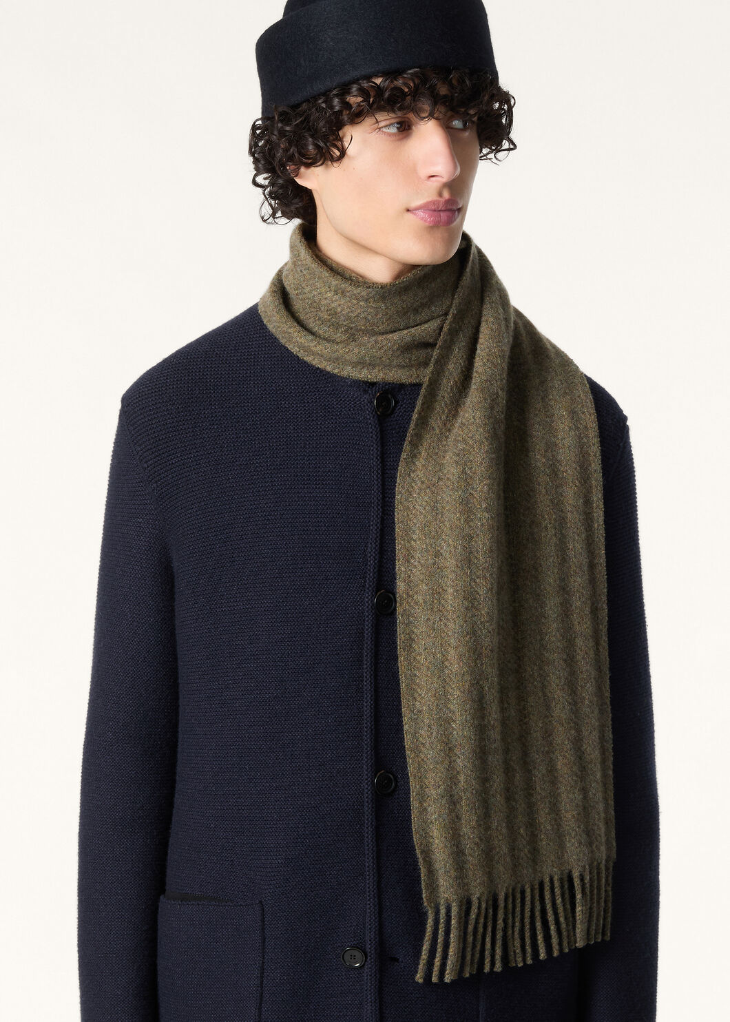 BARRE' STRIPE SCARF CASH