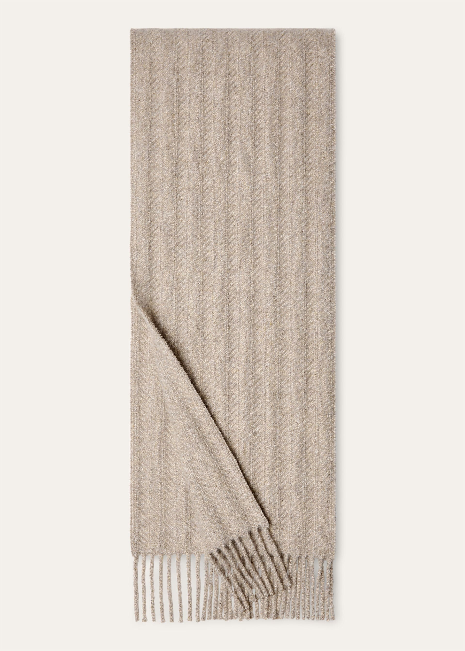 BARRE' STRIPE SCARF CASH