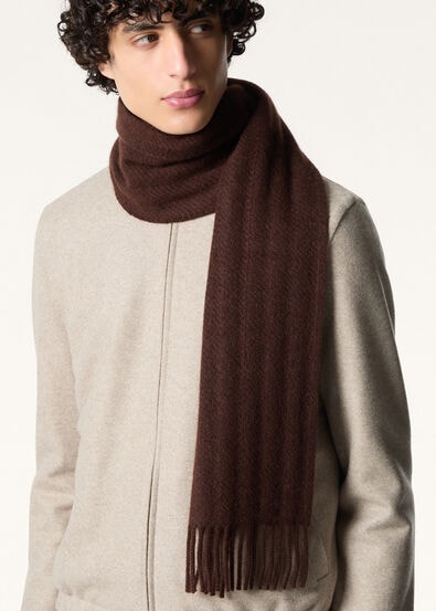 BARRE' STRIPE SCARF CASH