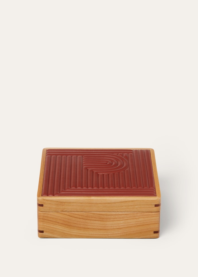 SQUARE BOX S LABYRINTH CHERRY WOOD_FAP9886_B5MJ_NR_1