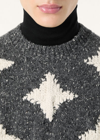 VAL THORENS CREWNECK SWEATER CASH WOOL GG 2.5