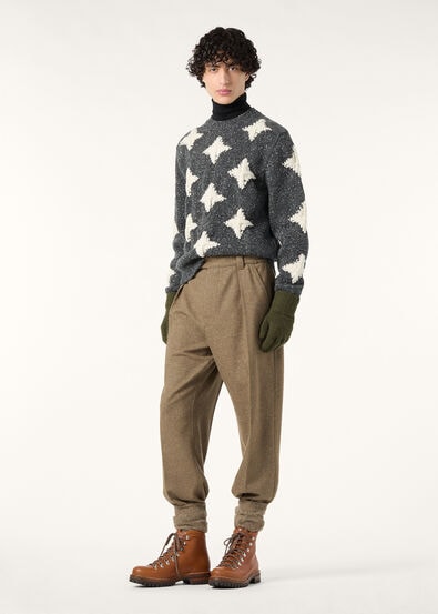 VAL THORENS CREWNECK SWEATER CASH WOOL GG 2.5