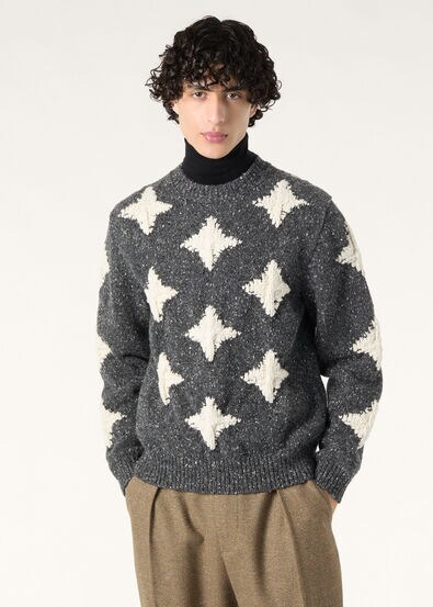 VAL THORENS CREWNECK SWEATER CASH WOOL GG 2.5