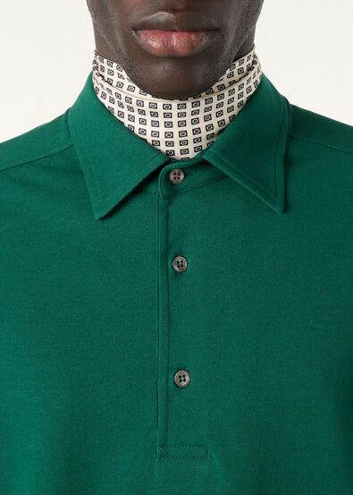 BRENNA POLO PIQUE' DYED