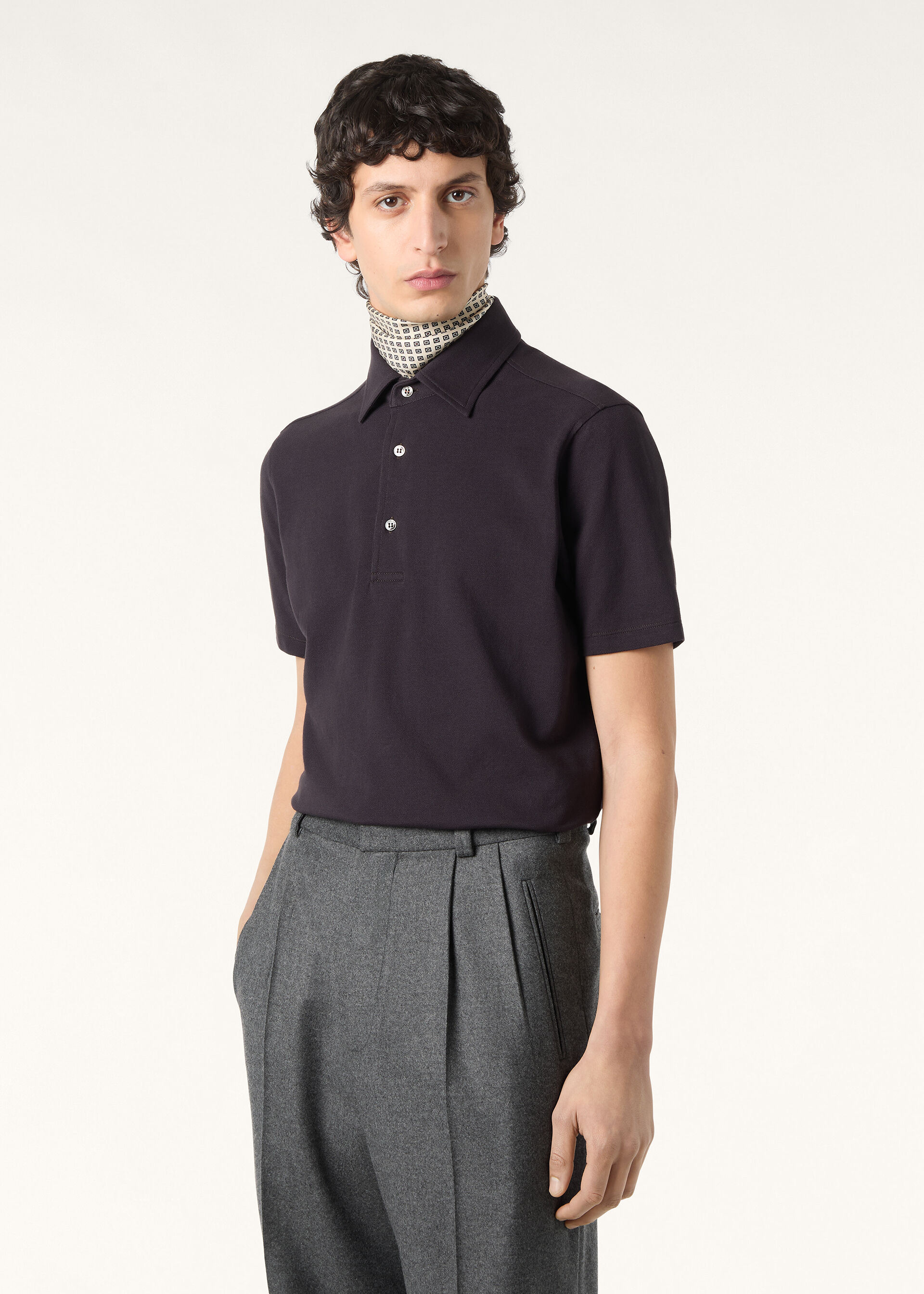 BRENNA POLO PIQUE' DYED