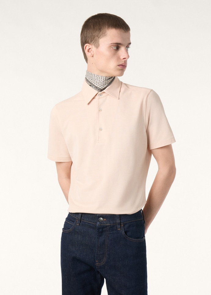 BRENNA POLO PIQUE' DYED_FAP9959_D0VN_3