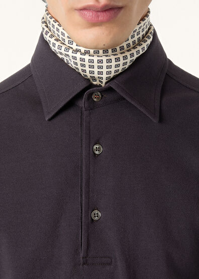 BRENNA POLO PIQUE' DYED