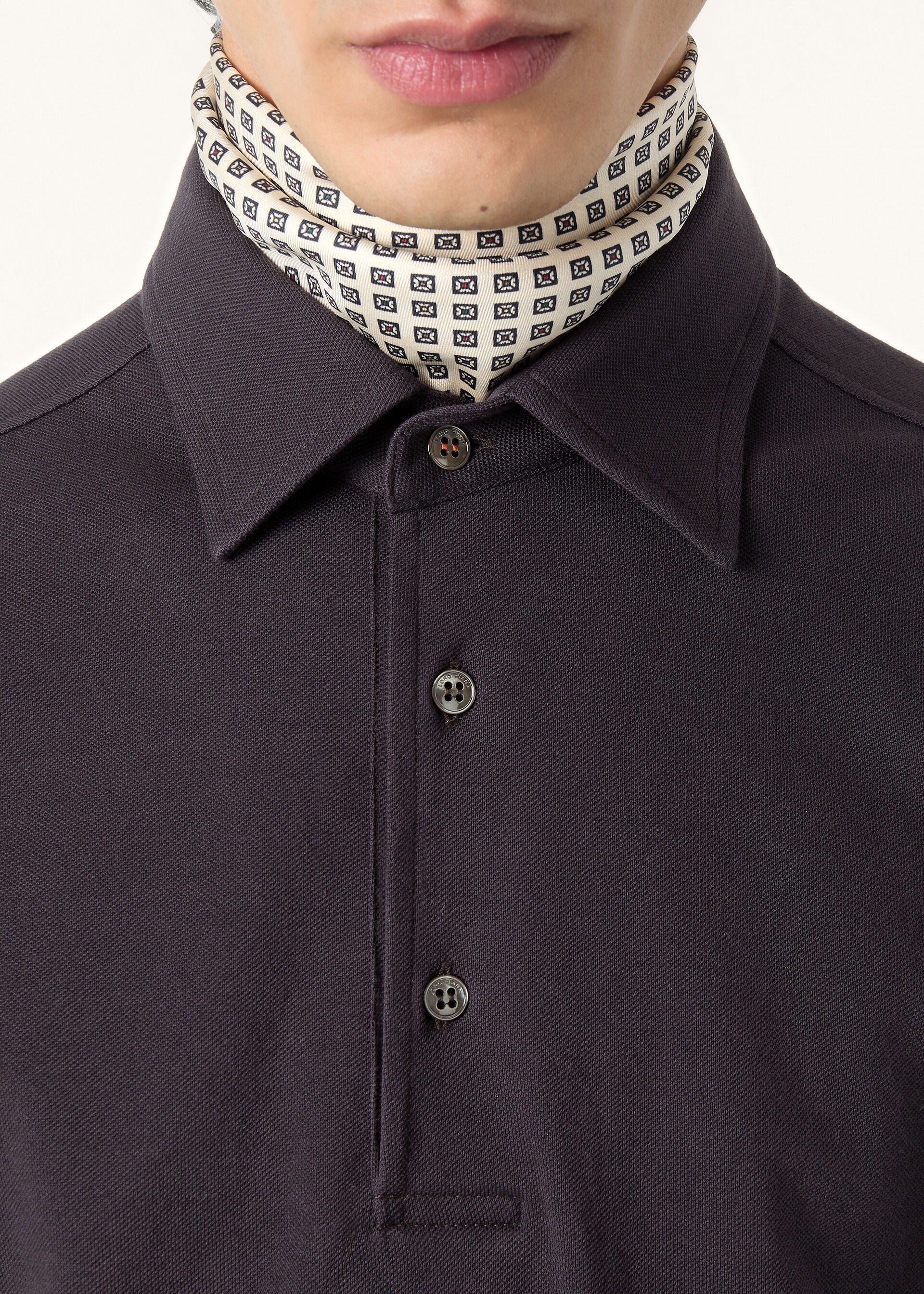 BRENNA POLO PIQUE' DYED