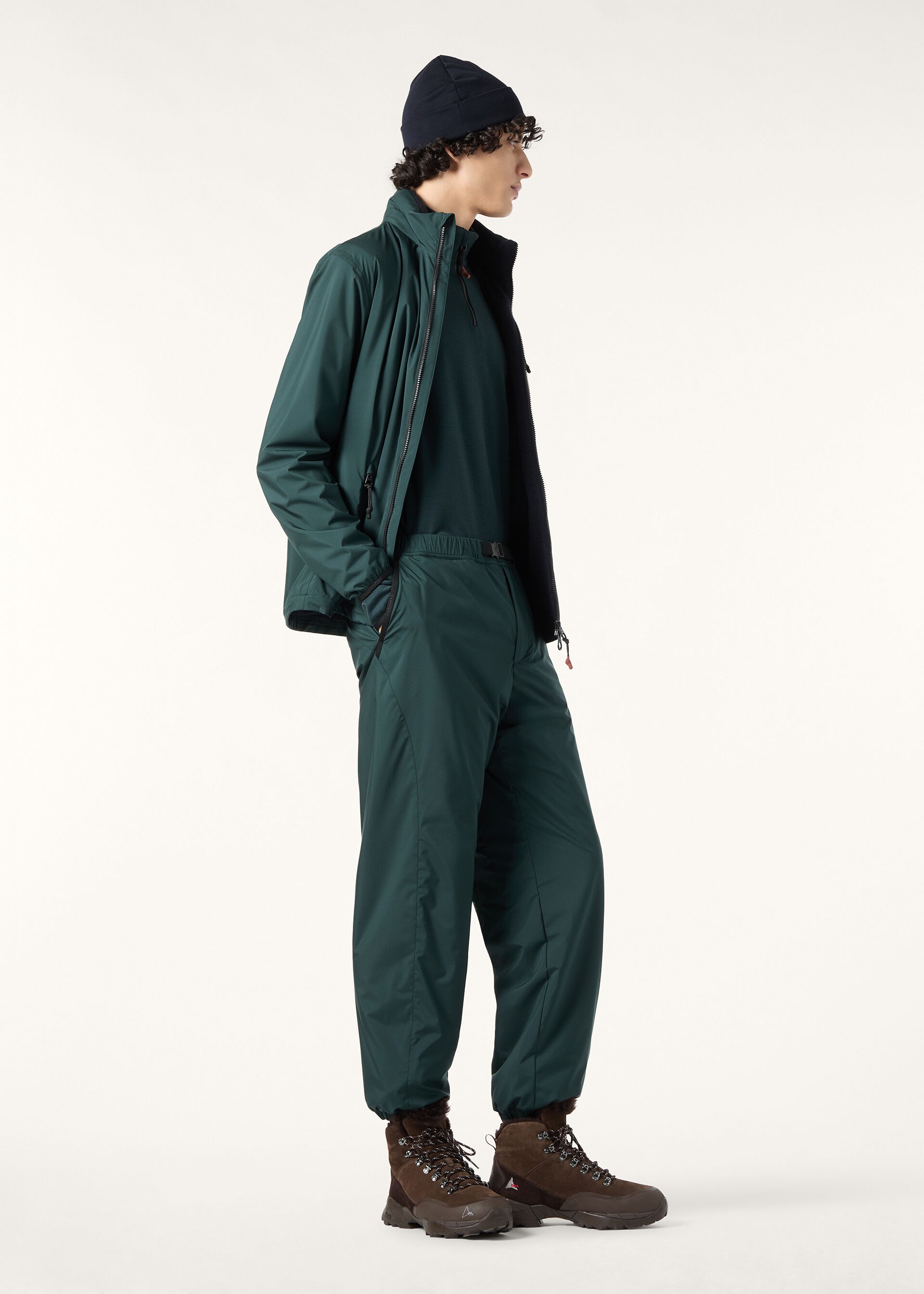 APO PUFFER TROUSERS WIND STRETCH ST-JERSEY PILE C