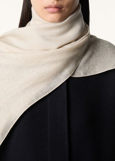 PUNJAB JACQUARD STOLE CASH SILK