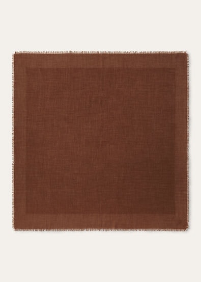 CREST JACQUARD SHAWL 120 CASH