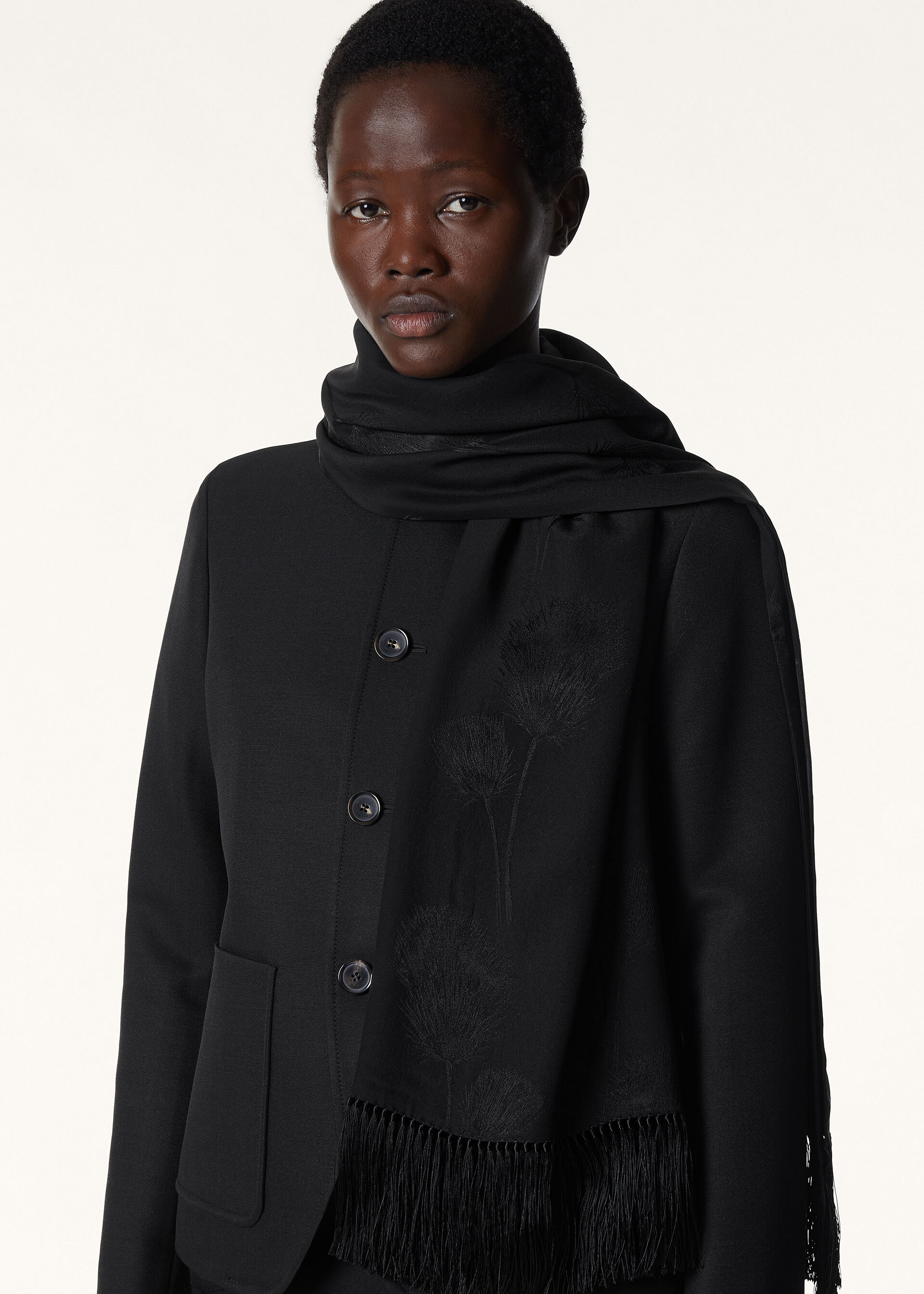 FINE CARDO SCARF SILK