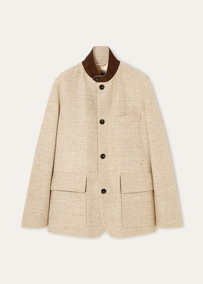 ROADSTER SB JACKET WOOL LINEN SILK TWEED_FAQ0138_F7AZ_5