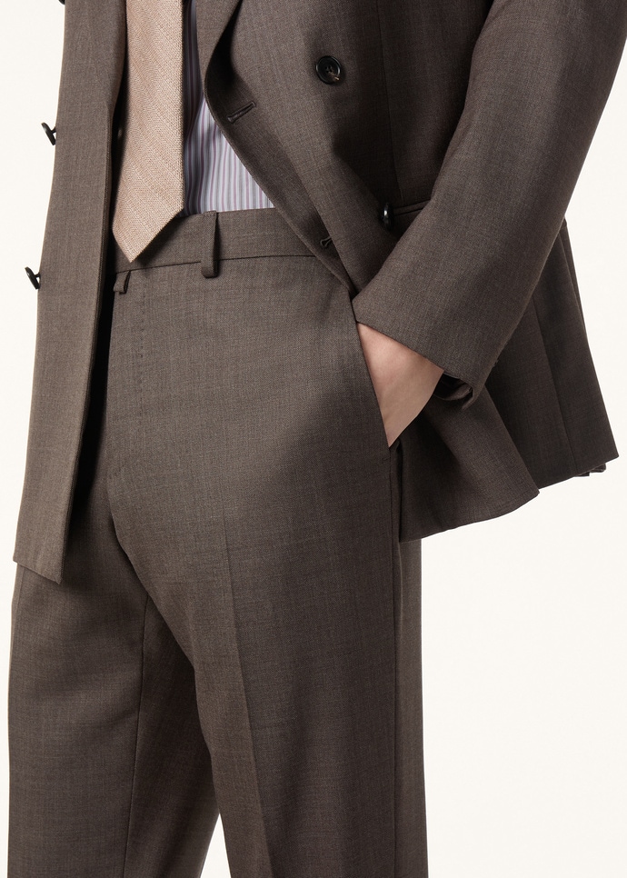 INTERNATIONAL PEAK DB SUIT MELANGE GRISAILLE_FAQ0278_H12M_2