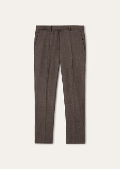 INTERNATIONAL PEAK DB SUIT MELANGE GRISAILLE