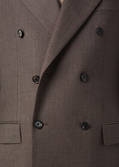 INTERNATIONAL PEAK DB SUIT MELANGE GRISAILLE