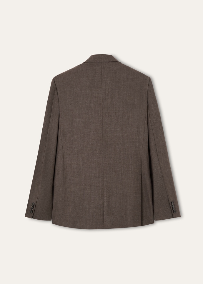 INTERNATIONAL PEAK DB SUIT MELANGE GRISAILLE_FAQ0278_H12M_6