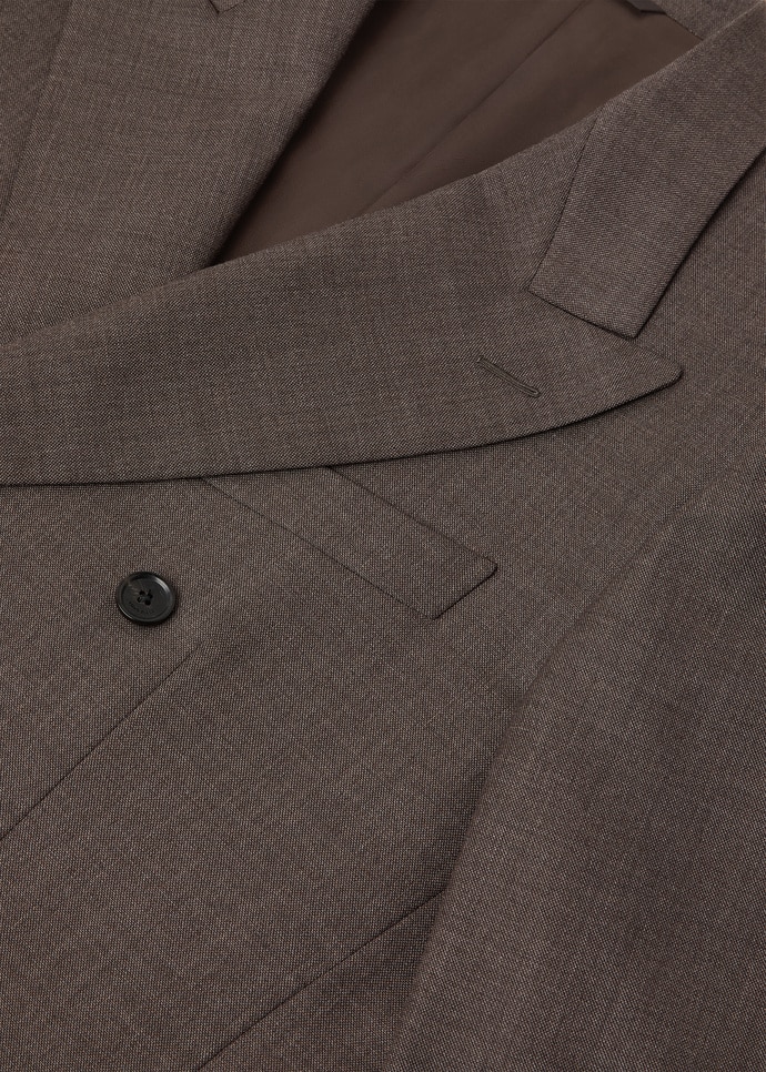 INTERNATIONAL PEAK DB SUIT MELANGE GRISAILLE_FAQ0278_H12M_7