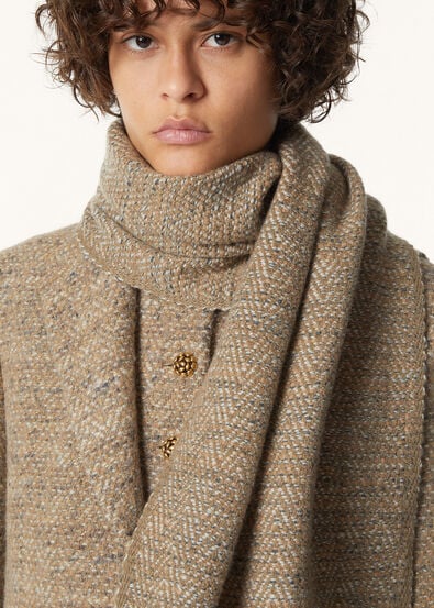 TWEED SCARF BABY CASH