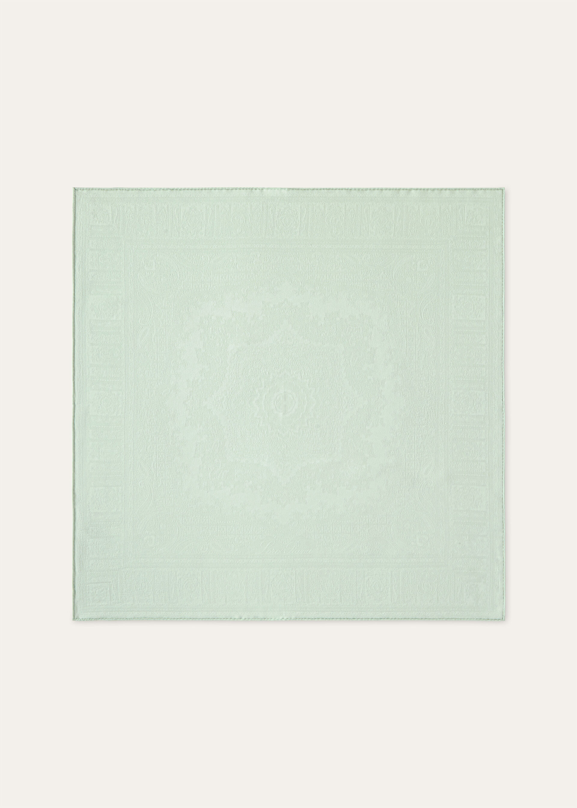 FLORAL MAJOLICA JACQUARD FOULARD 60 SILK