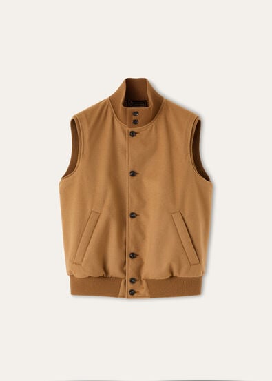 SIMEON VEST VICUNA STORM-SILK TECH STORM