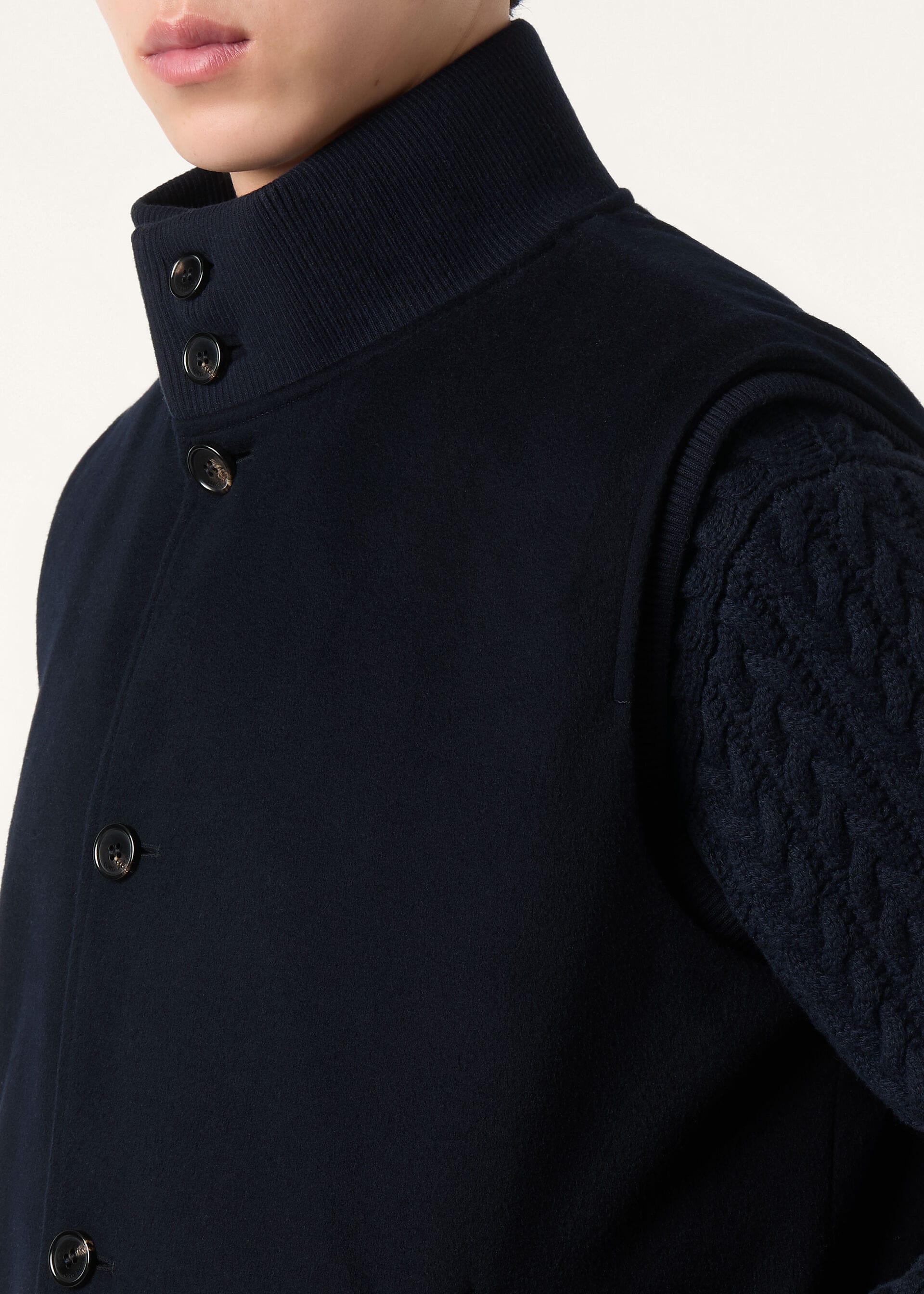 SIMEON VEST VICUNA STORM-SILK TECH STORM