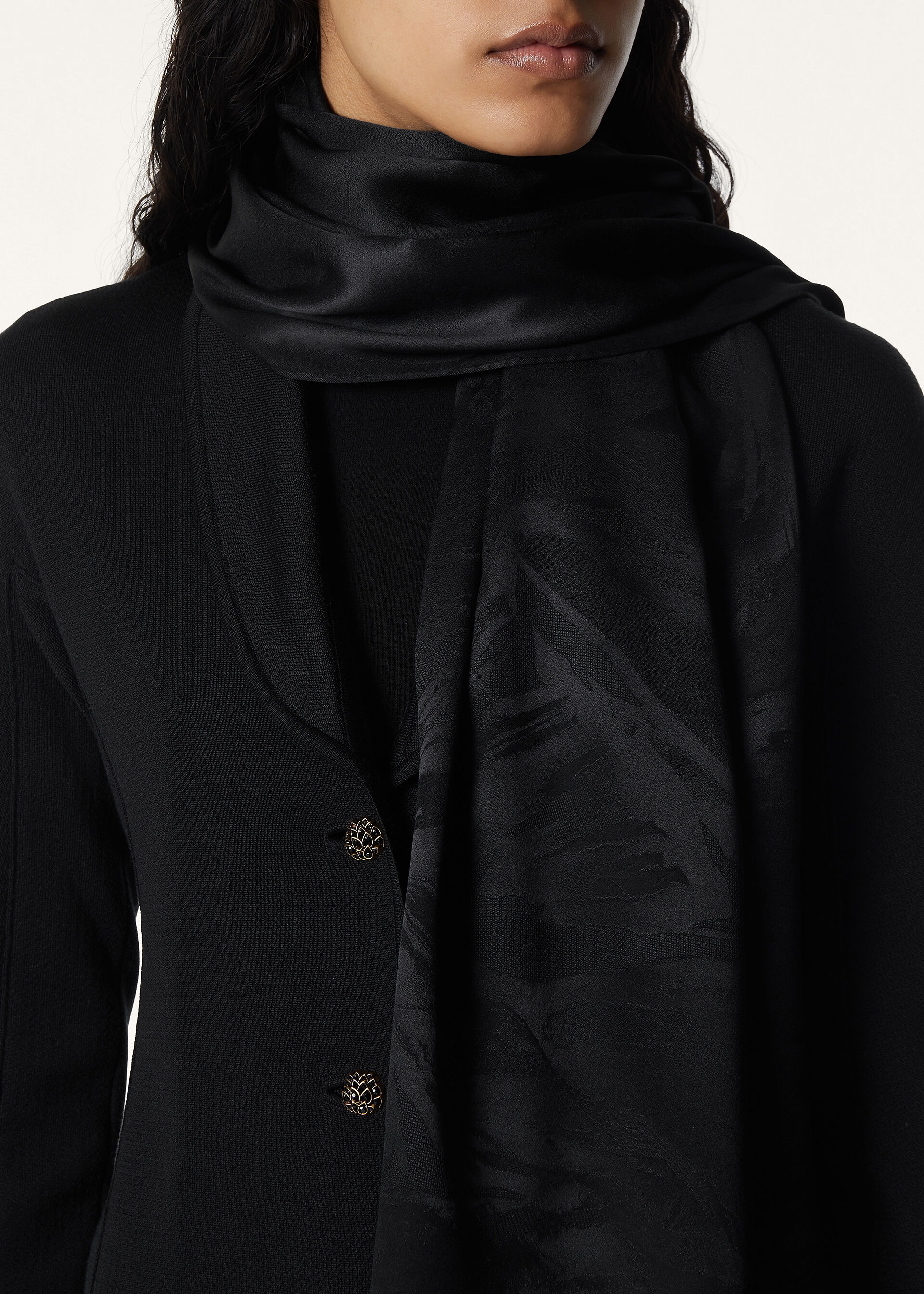 NATURA DELLE ALPI JACQUARD STOLE SILK