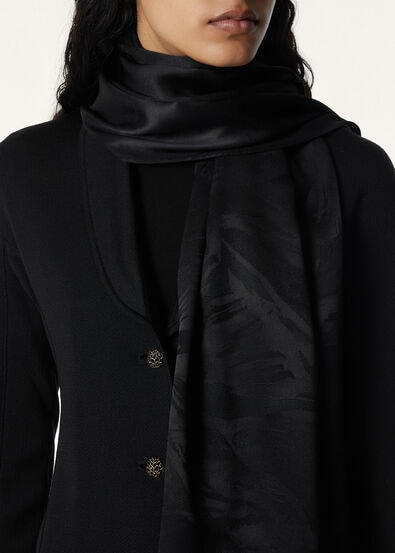 NATURA DELLE ALPI JACQUARD STOLE SILK