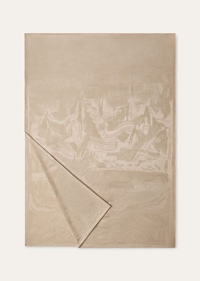 NATURA DELLE ALPI JACQUARD STOLE SILK