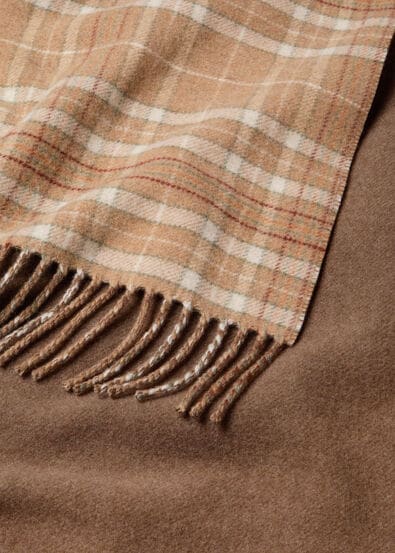 LORO CLAN DOUBLE SCARF WOOL CASH
