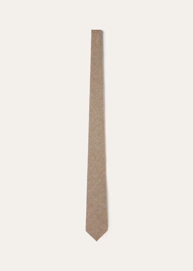 YALE TIE 8 SARTORIAL LINEN CREPE