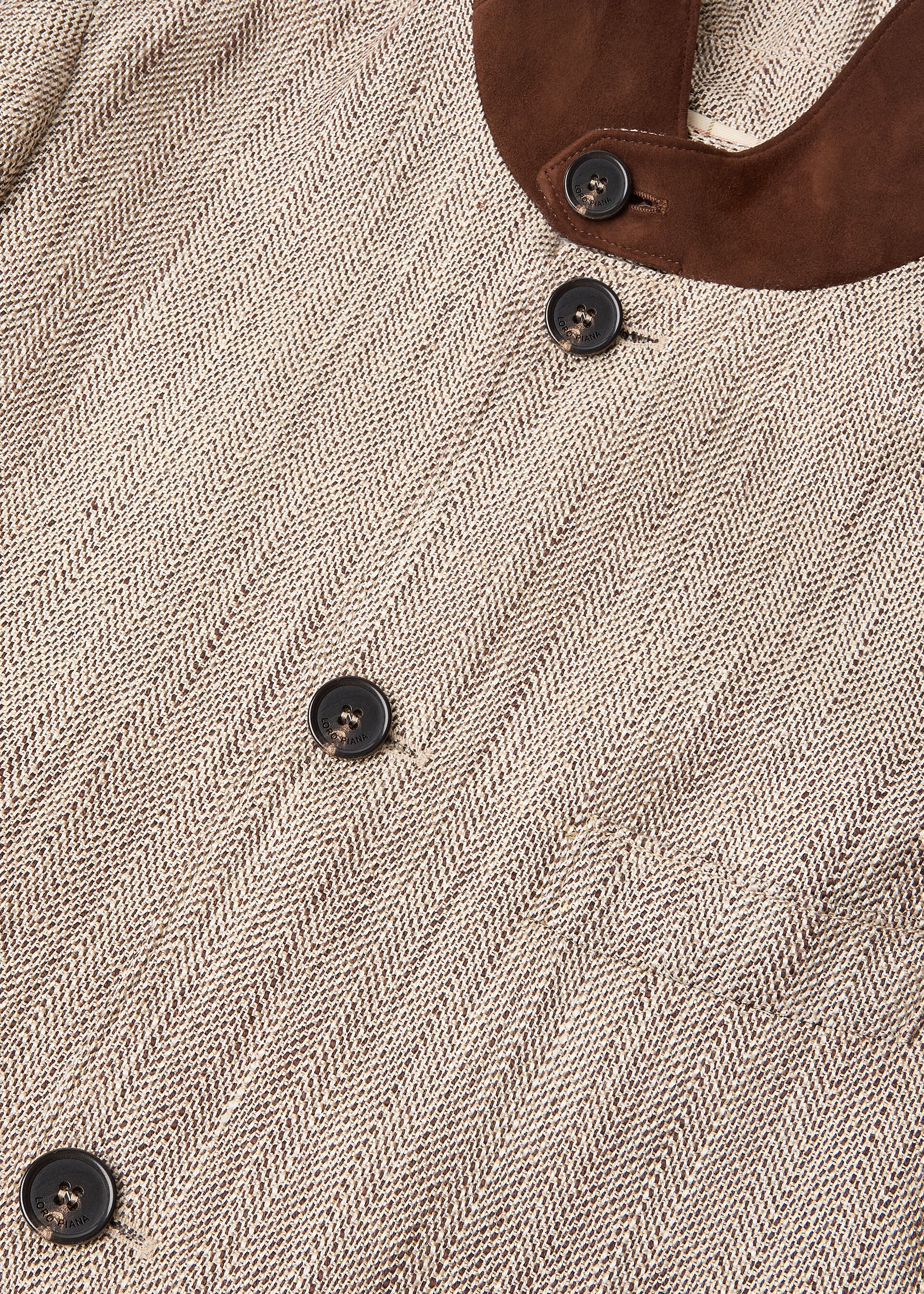 ROADSTER MINI JACKET SILK LINEN CHEVRON