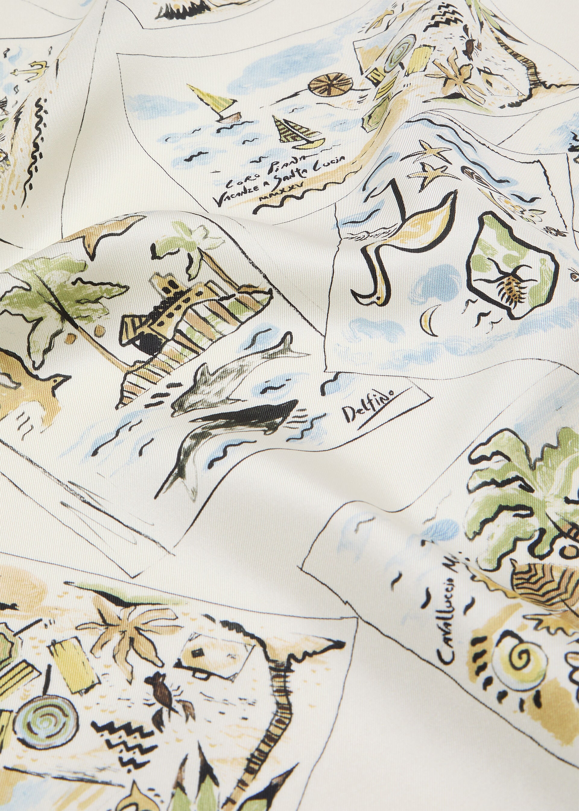 LORO PIANA VACANZE A SANTA LUCIA FLD 60 SILK TWILL