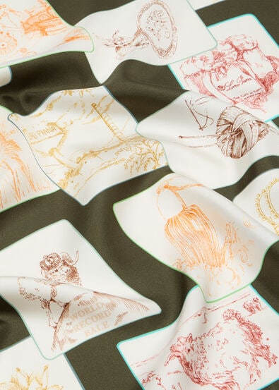 LORO PIANA HERITAGE FOULARD 60 SILK TWILL