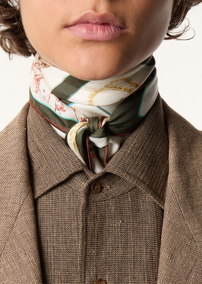 LORO PIANA HERITAGE FOULARD 60 SILK TWILL