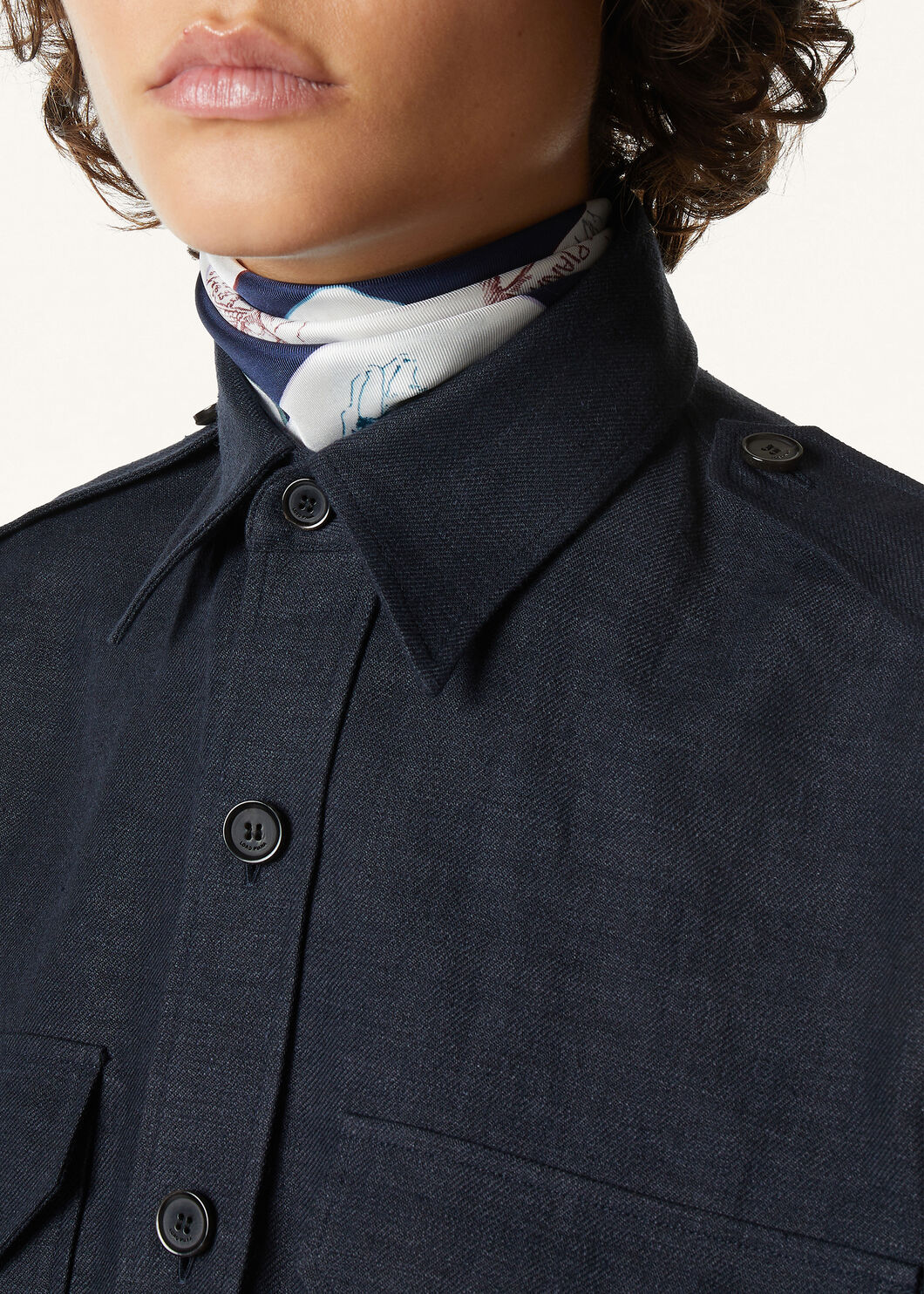 LORO PIANA HERITAGE FOULARD 60 SILK TWILL