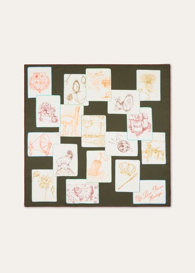 LORO PIANA HERITAGE FOULARD 60 SILK TWILL