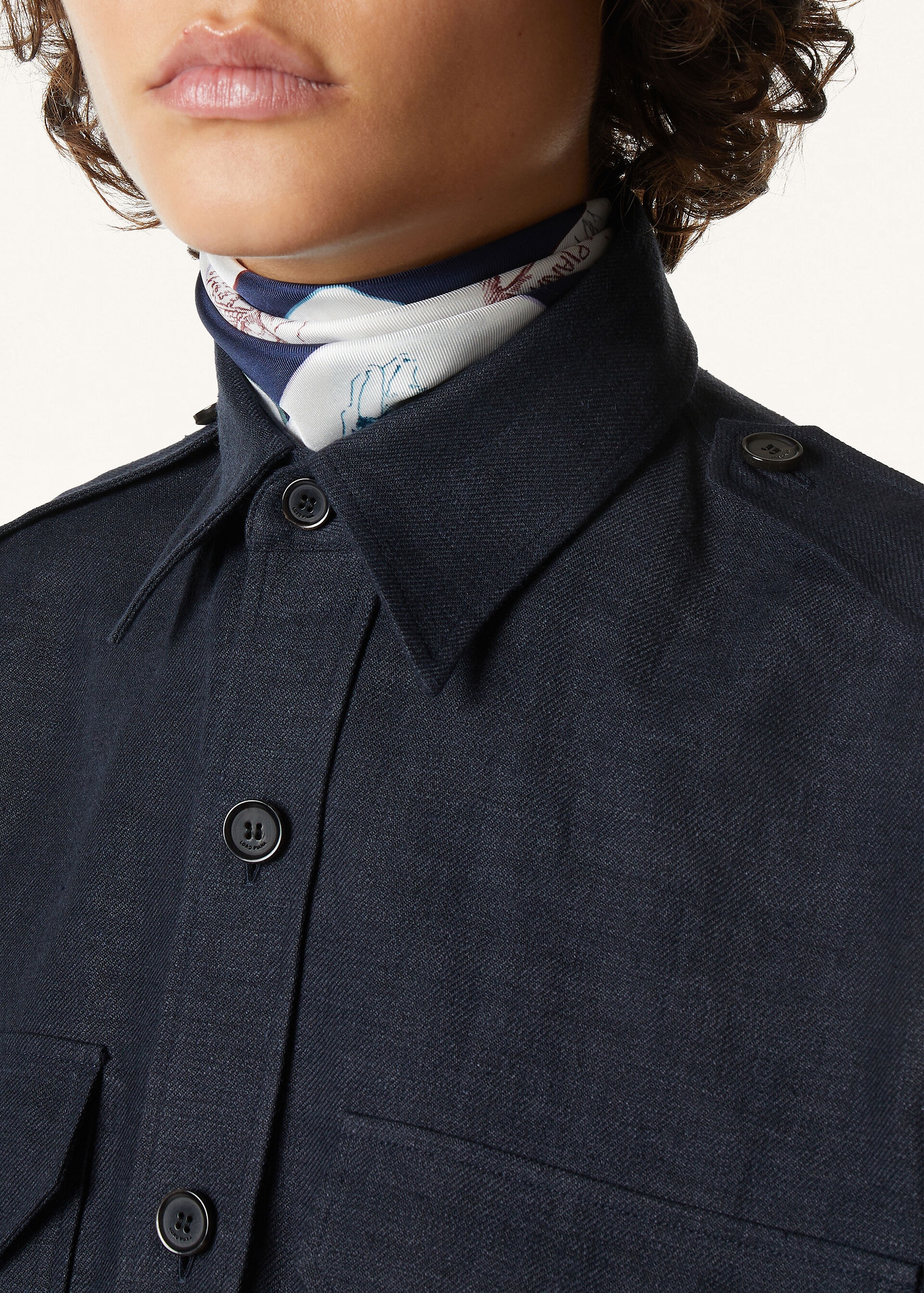 LORO PIANA HERITAGE FOULARD 60 SILK TWILL