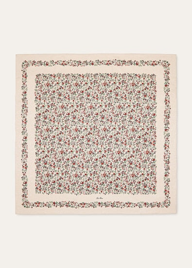 LORO PIANA ARUNDEL GARDENS FLD 90 SILK JACQUARD