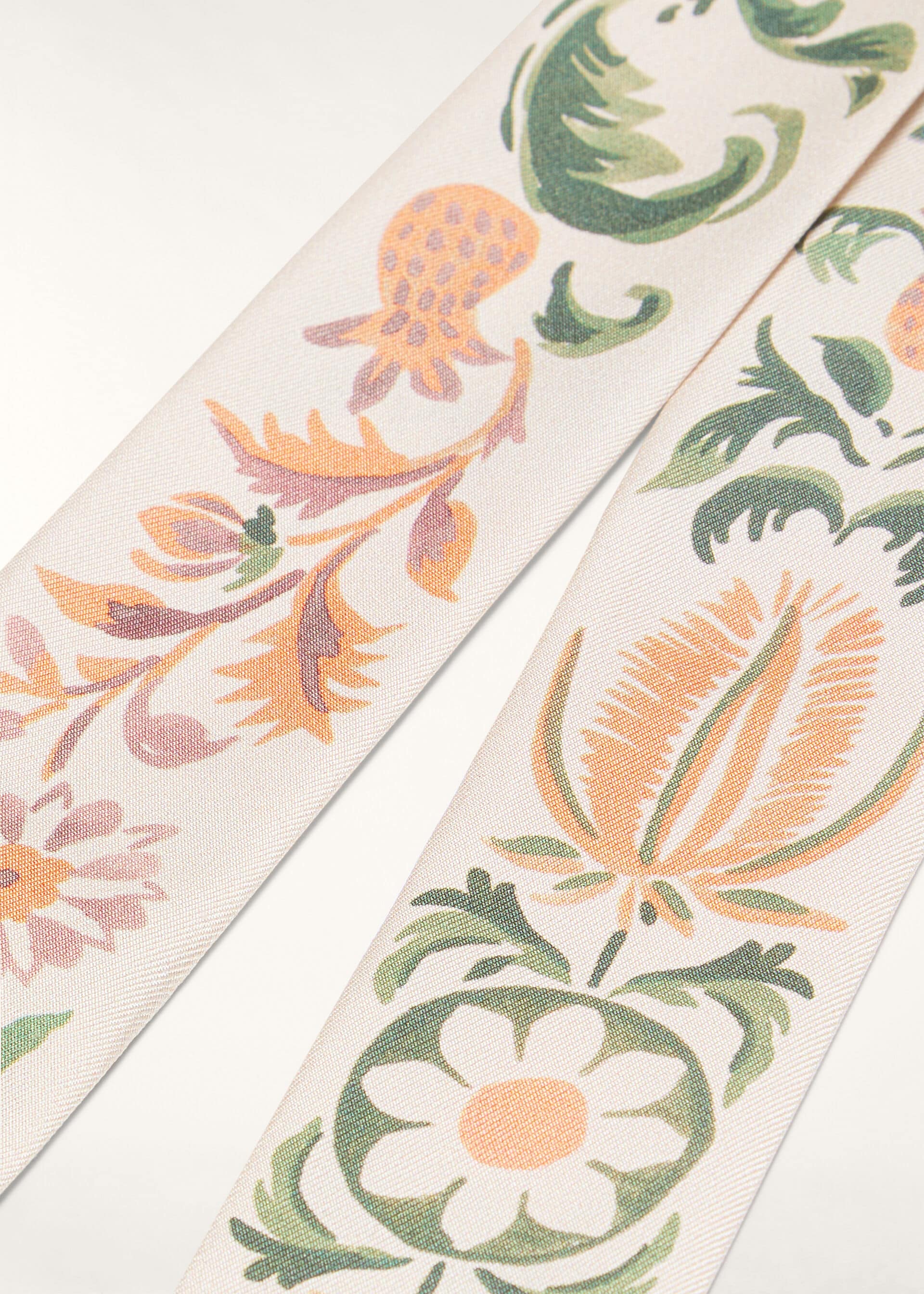 LORO PIANA LILIBET TIE BAND 86 SILK TWILL