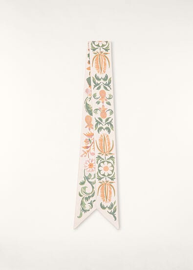 LORO PIANA LILIBET TIE BAND 86 SILK TWILL