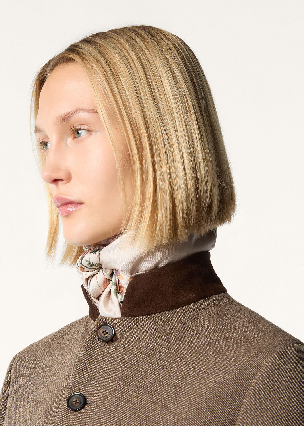 LORO PIANA LILIBET FOULARD 90 SILK TWILL