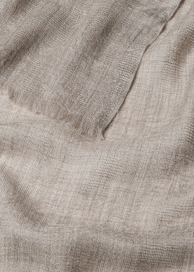 FADED CARDO JACQUARD STOLE CASH