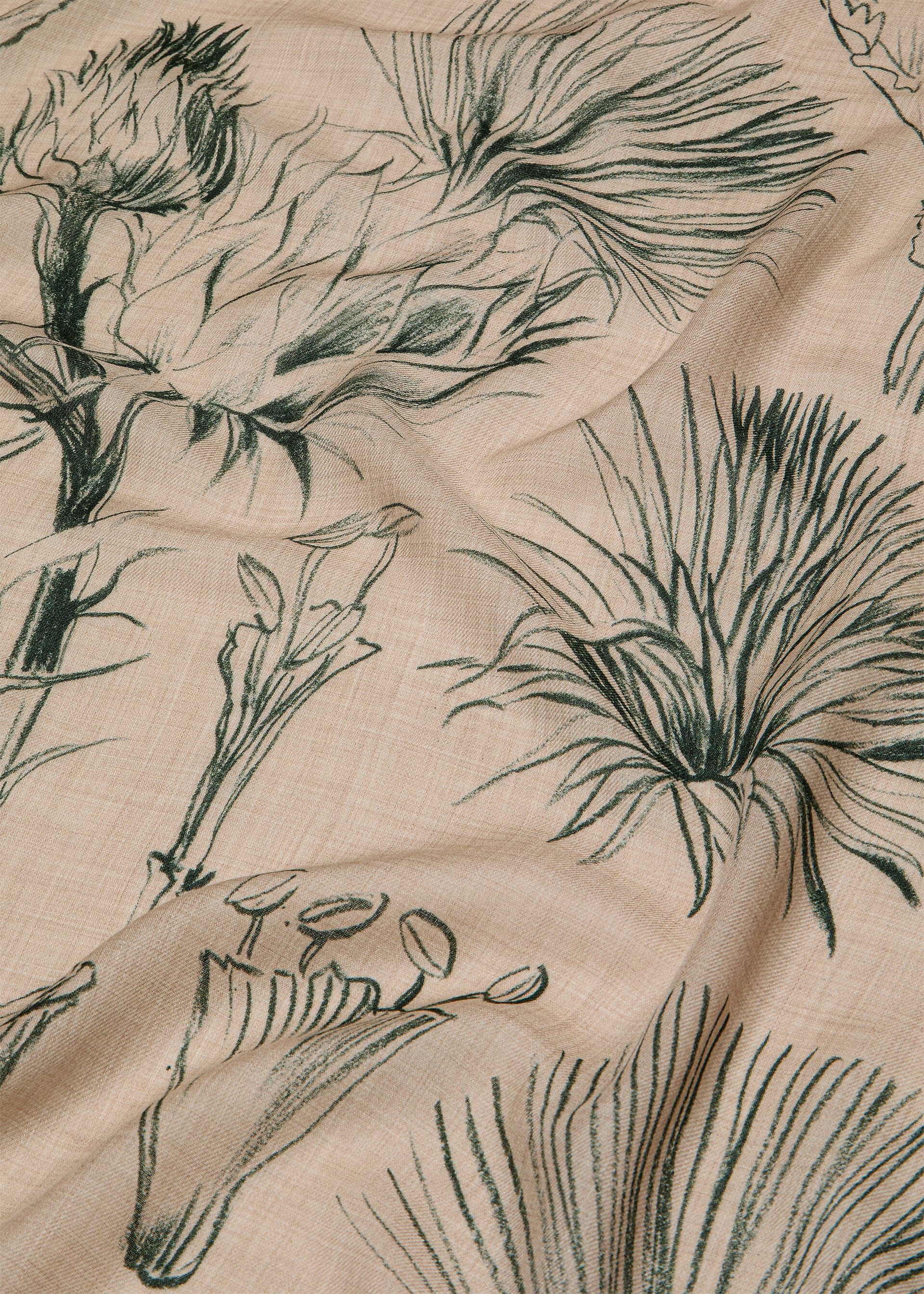 LORO PIANA CARDO FOULARD 90 CASH MELANGE